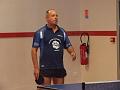 Alain Bazile qui marque 2 points
